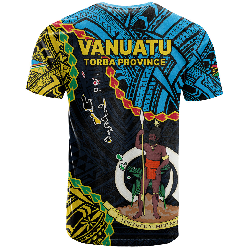 Custom Torba Province 43rd Anniversary Vanuatu T Shirt Tugeta Yumi Selebretem Indipendens Dei LT9 - Polynesian Pride