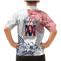 Kingdom of Uvea 1842-1860 Personalized Family Matching Mermaid Dress and Hawaiian Shirt Wallis and Futuna Polynesian Tribal Pattern LT9 - Polynesian Pride