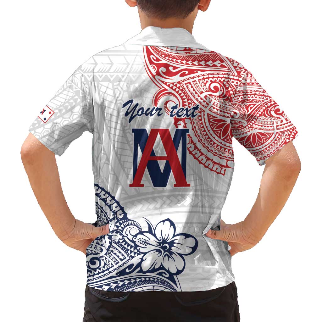 Kingdom of Uvea 1842-1860 Personalized Family Matching Off Shoulder Maxi Dress and Hawaiian Shirt Wallis and Futuna Polynesian Tribal Pattern LT9 - Polynesian Pride