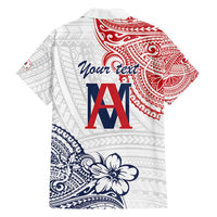 Kingdom of Uvea 1842-1860 Personalized Family Matching Off Shoulder Maxi Dress and Hawaiian Shirt Wallis and Futuna Polynesian Tribal Pattern LT9 - Polynesian Pride