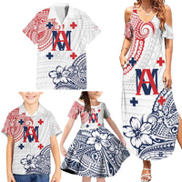 Kingdom of Uvea 1842-1860 Personalized Family Matching Summer Maxi Dress and Hawaiian Shirt Wallis and Futuna Polynesian Tribal Pattern LT9 - Polynesian Pride
