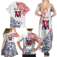 Kingdom of Uvea 1842-1860 Personalized Family Matching Summer Maxi Dress and Hawaiian Shirt Wallis and Futuna Polynesian Tribal Pattern LT9 - Polynesian Pride