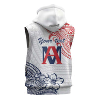 Kingdom of Uvea 1842-1860 Personalized Sleeveless Hoodie Wallis and Futuna Polynesian Tribal Pattern LT9 - Polynesian Pride