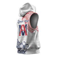 Kingdom of Uvea 1842-1860 Personalized Sleeveless Hoodie Wallis and Futuna Polynesian Tribal Pattern LT9 - Polynesian Pride