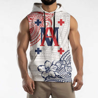 Kingdom of Uvea 1842-1860 Personalized Sleeveless Hoodie Wallis and Futuna Polynesian Tribal Pattern LT9 - Polynesian Pride