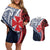Kingdom of Uvea 1860-1886 Personalized Couples Matching Off Shoulder Short Dress and Hawaiian Shirt Wallis and Futuna Polynesian Tribal Pattern
