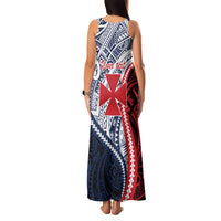Kingdom of Uvea 1860-1886 Personalized Family Matching Tank Maxi Dress and Hawaiian Shirt Wallis and Futuna Polynesian Tribal Pattern LT9 - Polynesian Pride