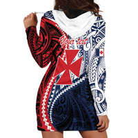 Kingdom of Uvea 1860-1886 Personalized Hoodie Dress Wallis and Futuna Polynesian Tribal Pattern LT9 - Polynesian Pride