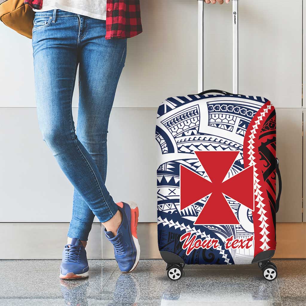 Kingdom of Uvea 1860-1886 Personalized Luggage Cover Wallis and Futuna Polynesian Tribal Pattern