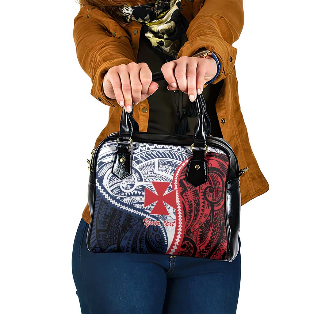 Kingdom of Uvea 1860-1886 Personalized Shoulder Handbag Wallis and Futuna Polynesian Tribal Pattern