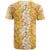 Hawaiian Lei Day T Shirt Gold Hibiscus Flowers Lei Art
