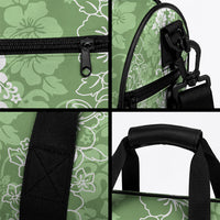 Hawaiian Lei Day Duffle Bag Green Hibiscus Flowers Lei Art LT9 - Polynesian Pride