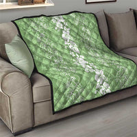 Hawaiian Lei Day Quilt Green Hibiscus Flowers Lei Art LT9 - Polynesian Pride
