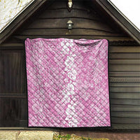 Hawaiian Lei Day Quilt Pink Hibiscus Flowers Lei Art LT9 - Polynesian Pride