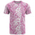 Hawaiian Lei Day T Shirt Pink Hibiscus Flowers Lei Art