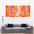 Hawaiian Lei Day Tapestry Red Hibiscus Flowers Lei Art