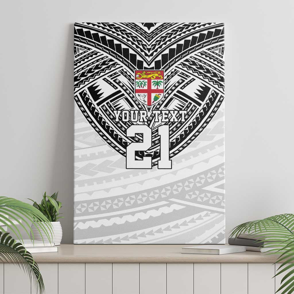 Flying Fijians Pacific Fiji Rugby Custom Canvas Wall Art Polynesian Pattern LT9 - Polynesian Pride