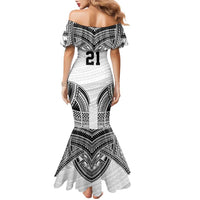 Flying Fijians Pacific Fiji Rugby Custom Family Matching Mermaid Dress and Hawaiian Shirt Polynesian Pattern LT9 - Polynesian Pride