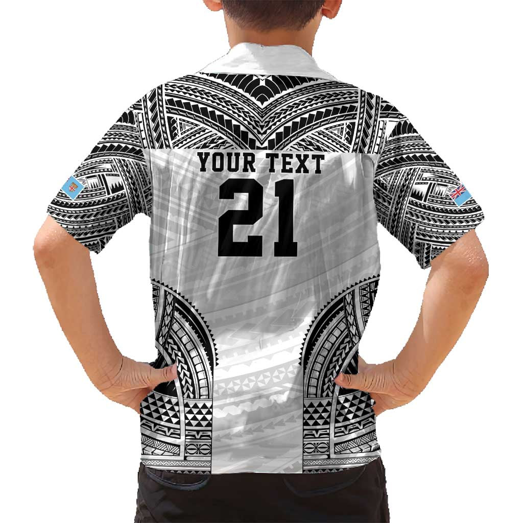 Flying Fijians Pacific Fiji Rugby Custom Family Matching Summer Maxi Dress and Hawaiian Shirt Polynesian Pattern LT9 - Polynesian Pride