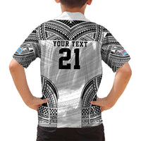 Flying Fijians Pacific Fiji Rugby Custom Family Matching Summer Maxi Dress and Hawaiian Shirt Polynesian Pattern LT9 - Polynesian Pride