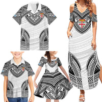 Flying Fijians Pacific Fiji Rugby Custom Family Matching Summer Maxi Dress and Hawaiian Shirt Polynesian Pattern LT9 - Polynesian Pride