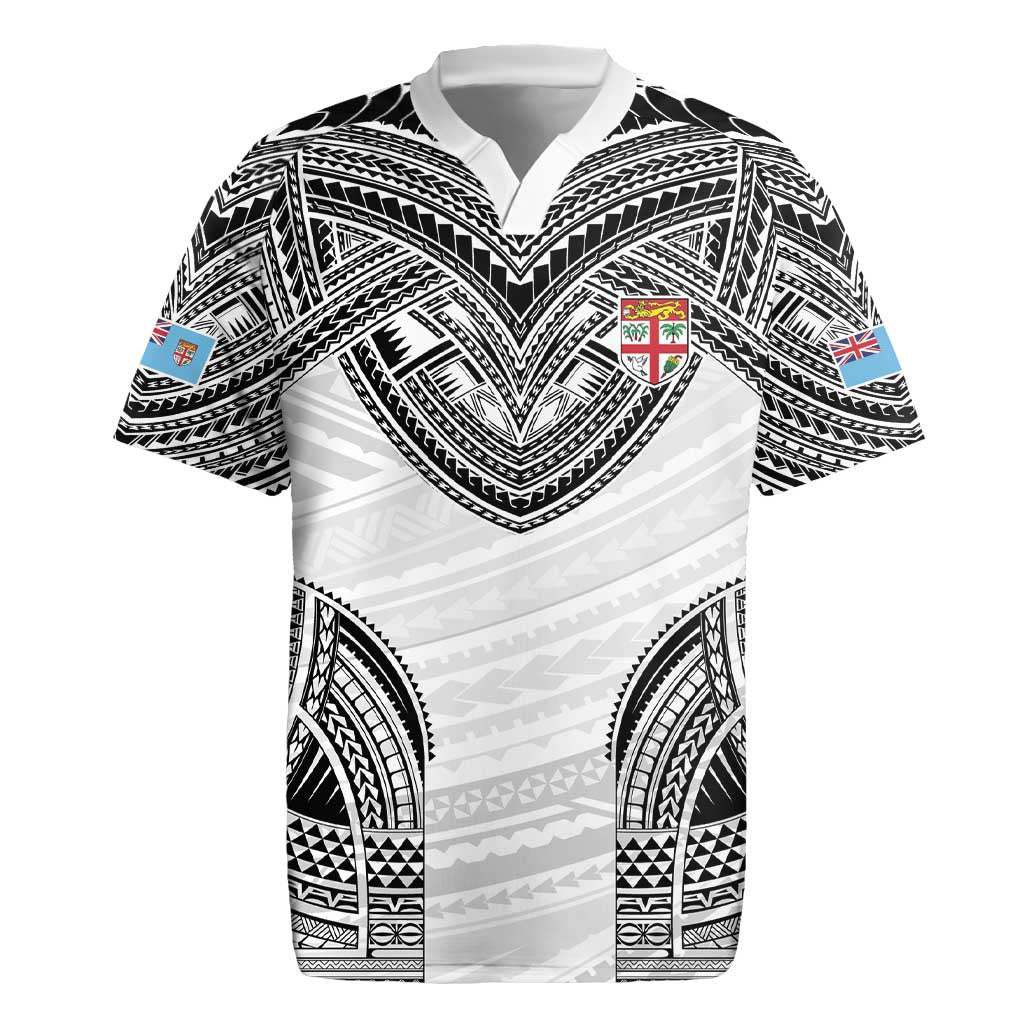 Flying Fijians Pacific Fiji Rugby Custom Rugby Jersey Polynesian Pattern