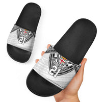 Flying Fijians Pacific Fiji Rugby Custom Slide Sandals Polynesian Pattern LT9 - Polynesian Pride