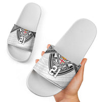 Flying Fijians Pacific Fiji Rugby Custom Slide Sandals Polynesian Pattern LT9 - Polynesian Pride
