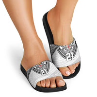 Flying Fijians Pacific Fiji Rugby Custom Slide Sandals Polynesian Pattern LT9 - Polynesian Pride