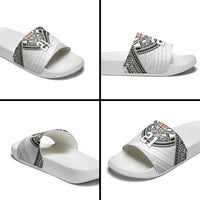 Flying Fijians Pacific Fiji Rugby Custom Slide Sandals Polynesian Pattern LT9 - Polynesian Pride