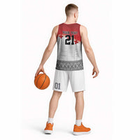 Ikale Tahi Pacific Tonga Rugby Custom Basketball Jersey Tongan Ngatu with Flag Pattern - Polynesian Pride