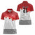 Ikale Tahi Pacific Tonga Rugby Custom Women Polo Shirt Tongan Ngatu with Flag Pattern