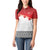 Ikale Tahi Pacific Tonga Rugby Custom Women Polo Shirt Tongan Ngatu with Flag Pattern