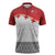 Ikale Tahi Pacific Tonga Rugby Custom Zipper Polo Shirt Tongan Ngatu with Flag Pattern - Polynesian Pride