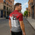 Ikale Tahi Pacific Tonga Rugby Custom Zipper Polo Shirt Tongan Ngatu with Flag Pattern - Polynesian Pride