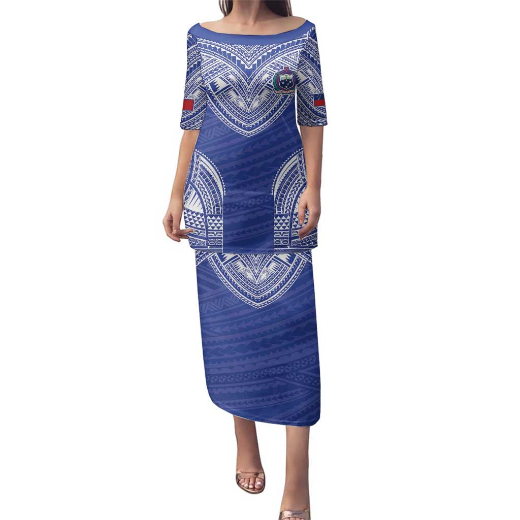 Manu Samoa Pacific Samoa Rugby Custom Family Matching Puletasi and Hawaiian Shirt Polynesian Pattern