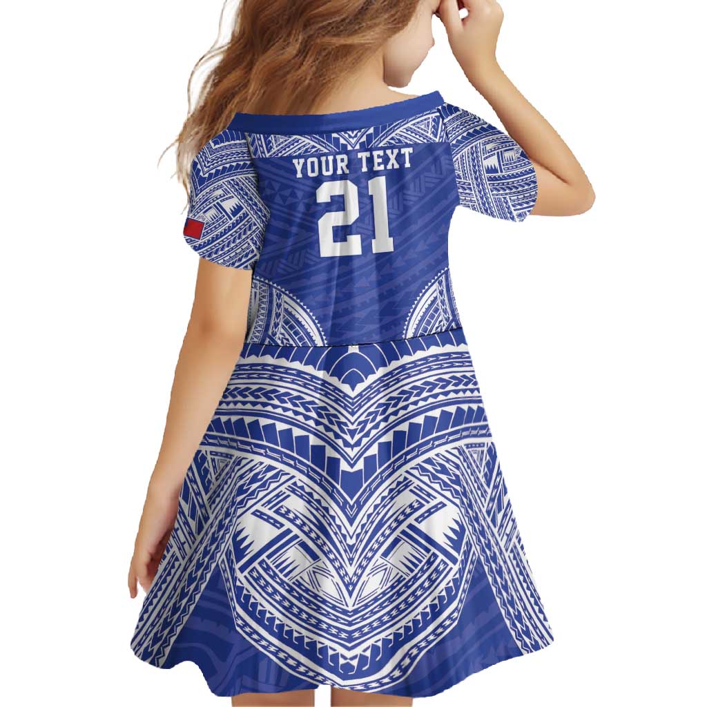 Manu Samoa Pacific Samoa Rugby Custom Family Matching Summer Maxi Dress and Hawaiian Shirt Polynesian Pattern