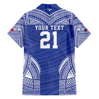 Manu Samoa Pacific Samoa Rugby Custom Family Matching Summer Maxi Dress and Hawaiian Shirt Polynesian Pattern