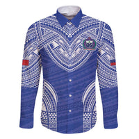 Manu Samoa Pacific Samoa Rugby Custom Family Matching Tank Maxi Dress and Hawaiian Shirt Polynesian Pattern