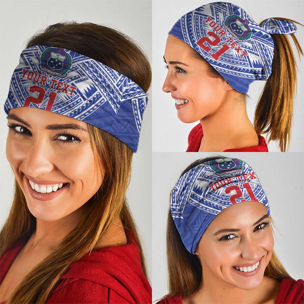Manu Samoa Pacific Samoa Rugby Custom Neck Gaiter Polynesian Pattern - Polynesian Pride