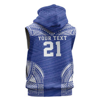 Manu Samoa Pacific Samoa Rugby Custom Sleeveless Zip Hoodie Polynesian Pattern - Polynesian Pride