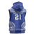 Manu Samoa Pacific Samoa Rugby Custom Sleeveless Zip Hoodie Polynesian Pattern - Polynesian Pride