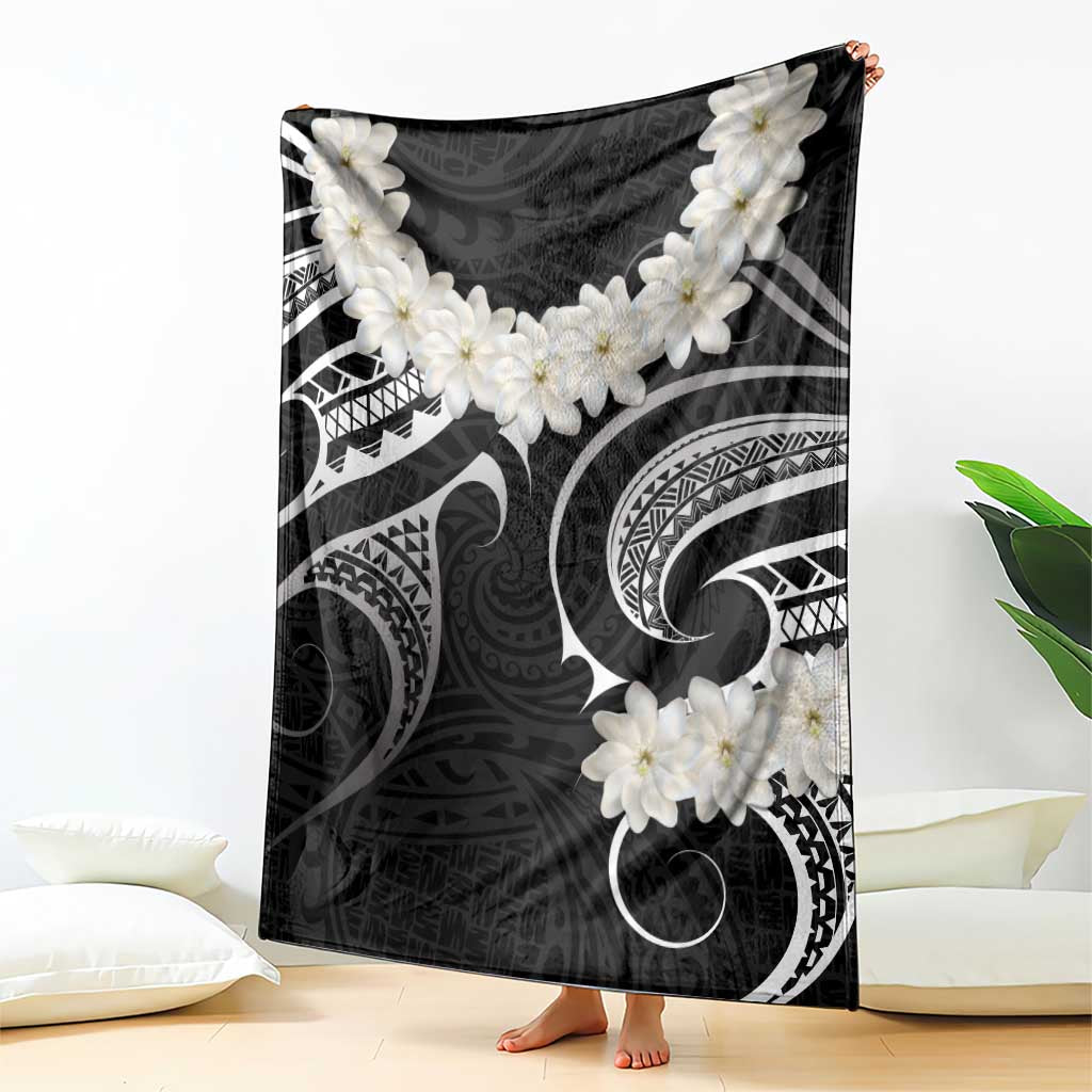 White Sunday Tokelau Gardenia Thunbergia Blanket Fakamalo Atu Kia Te Koutou Uma LT9 - Polynesian Pride