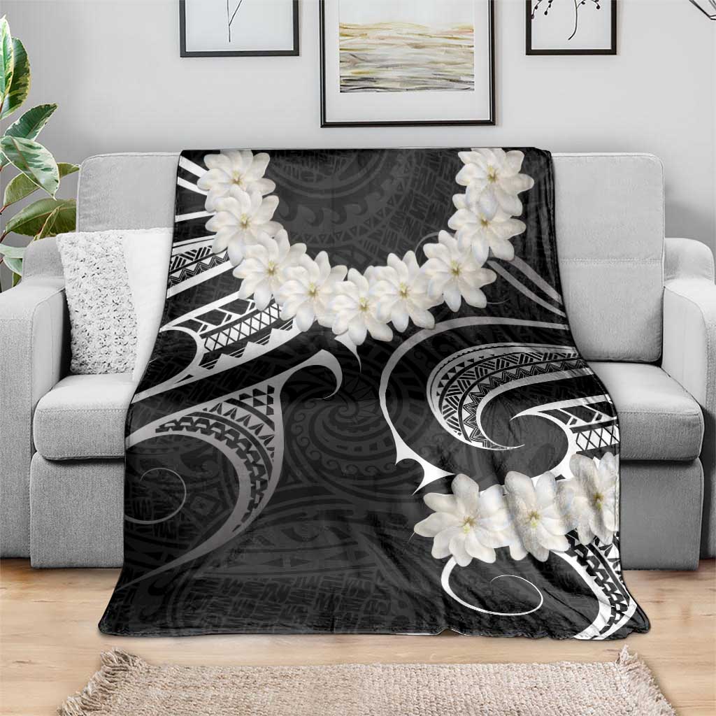 White Sunday Tokelau Gardenia Thunbergia Blanket Fakamalo Atu Kia Te Koutou Uma LT9 - Polynesian Pride