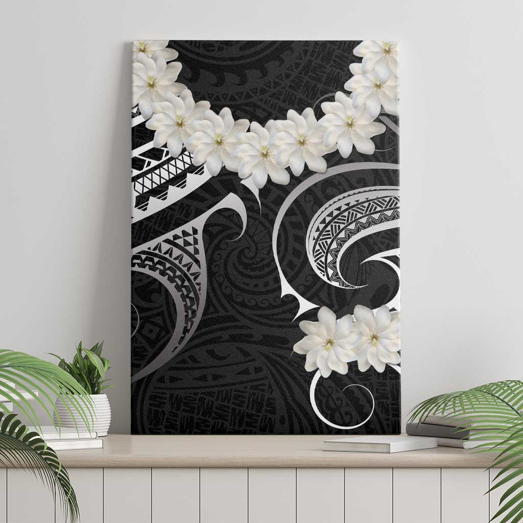 White Sunday Tokelau Gardenia Thunbergia Canvas Wall Art Fakamalo Atu Kia Te Koutou Uma LT9 - Polynesian Pride