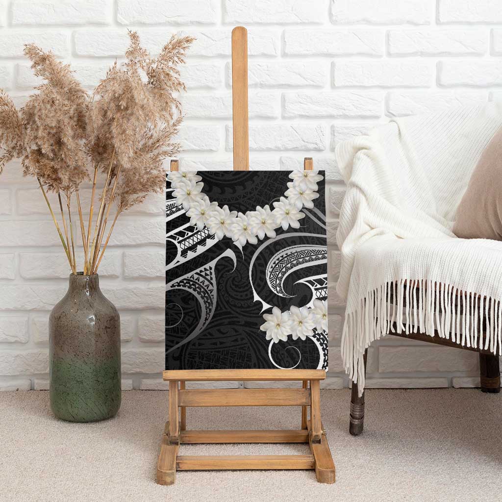 White Sunday Tokelau Gardenia Thunbergia Canvas Wall Art Fakamalo Atu Kia Te Koutou Uma LT9 - Polynesian Pride