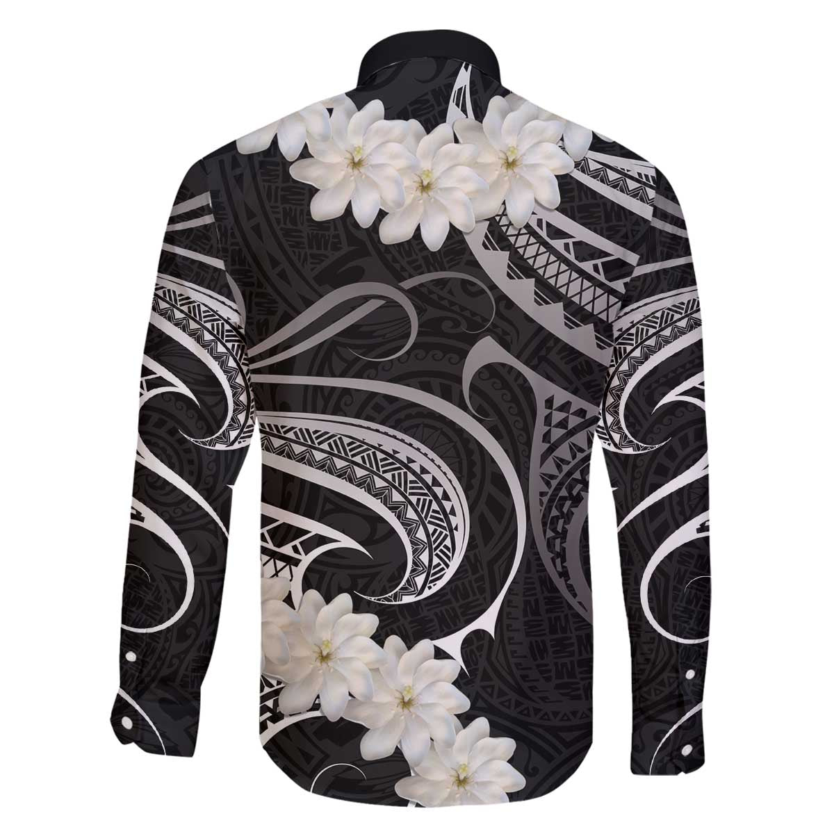 White Sunday Tokelau Gardenia Thunbergia Family Matching Puletasi and Hawaiian Shirt Fakamalo Atu Kia Te Koutou Uma LT9 - Polynesian Pride