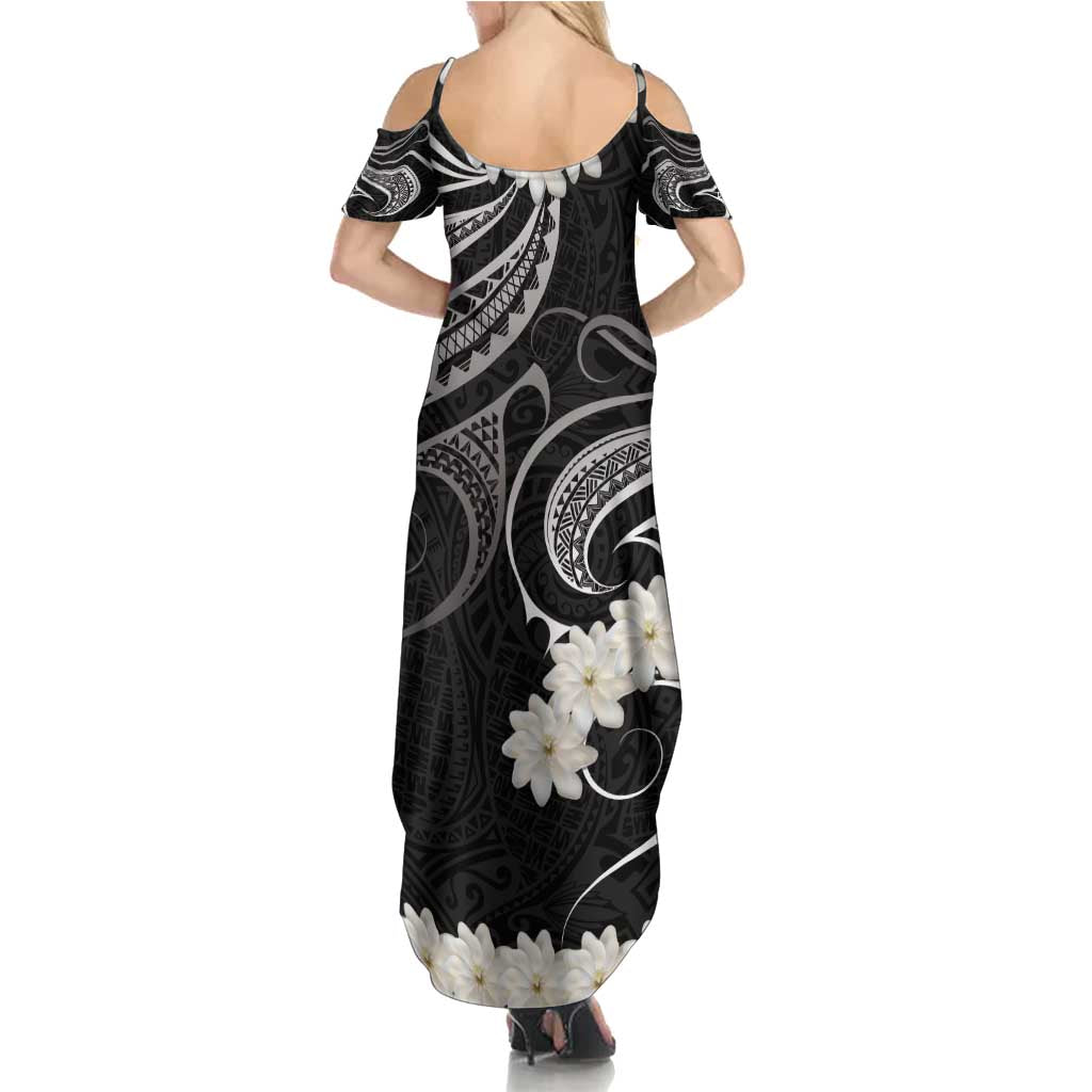 White Sunday Tokelau Gardenia Thunbergia Family Matching Summer Maxi Dress and Hawaiian Shirt Fakamalo Atu Kia Te Koutou Uma LT9 - Polynesian Pride