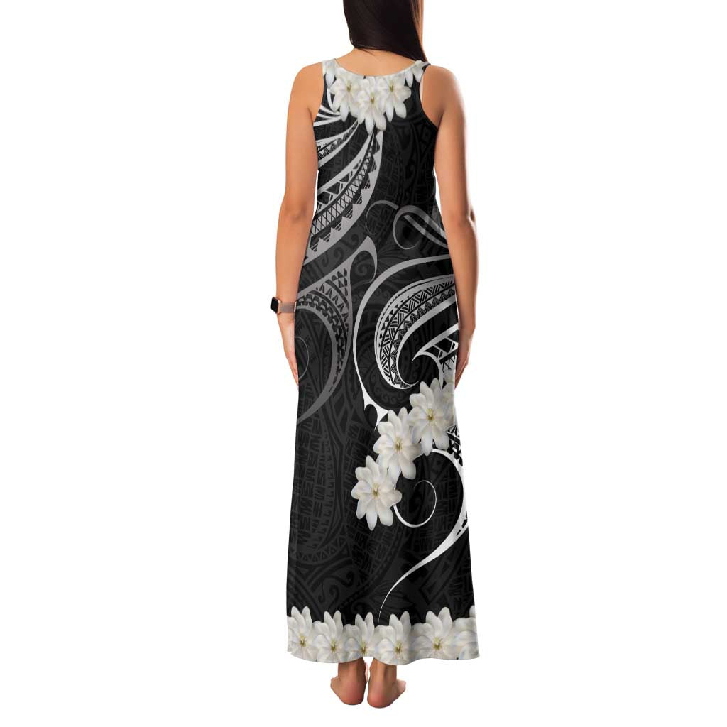 White Sunday Tokelau Gardenia Thunbergia Family Matching Tank Maxi Dress and Hawaiian Shirt Fakamalo Atu Kia Te Koutou Uma LT9 - Polynesian Pride