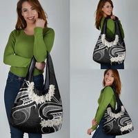 White Sunday Tokelau Gardenia Thunbergia Grocery Bag Fakamalo Atu Kia Te Koutou Uma LT9 - Polynesian Pride